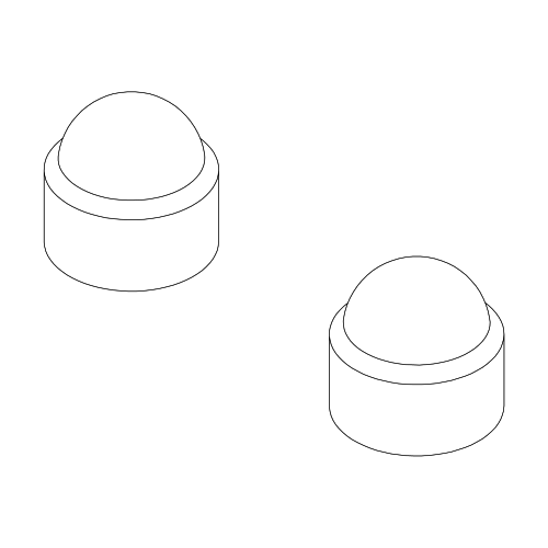 Nut Cap M6, Black - 1541638.png