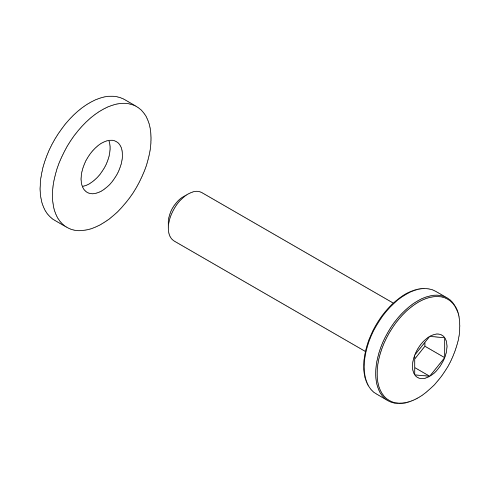 Screw + Washer - 1541640.png