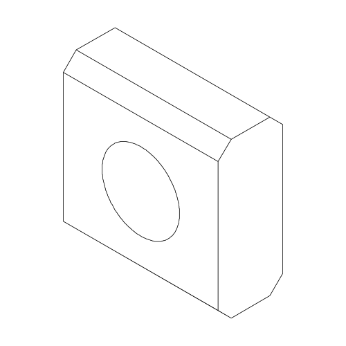 M6 Square Nut - 1539496.png