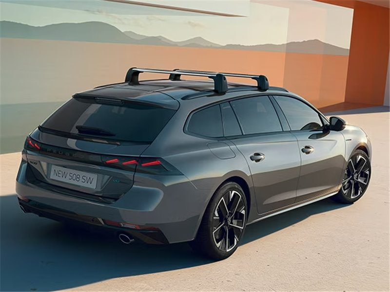 Thule dakdragers Peugeot 508 SW vanaf 2019 met gesloten dakrails | Thule WingBar Evo | Complete set | kit