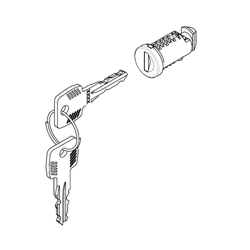Cylinder And Steel Key N222 - 1532877.jpg