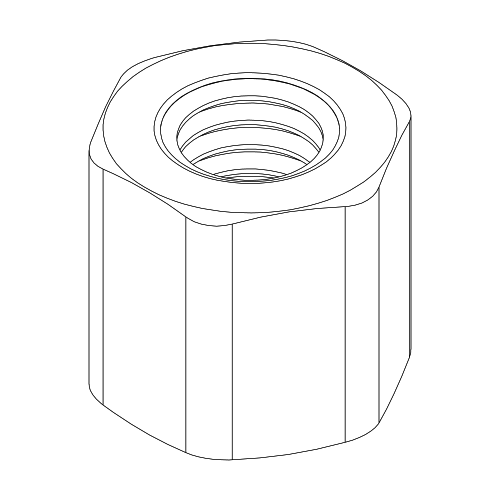 Nut M6 Extended - 1523176.png