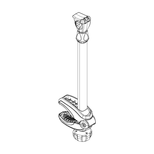 Bike Arm Long 372 Mm W/O Lock - 1521849.png