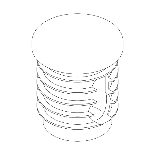 End Cap 1" Round - 1541863.png?rev=1.6