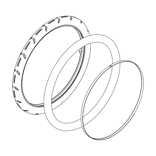 Tire And Tube Assembly 20" Right - 1541867.png