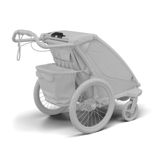Thule Aion Changing Bag Bike Trailer Clip - 1644730.png