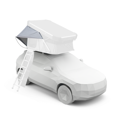 Thule Widesky Side Door Rainfly Ashland Grey - 1627568.png